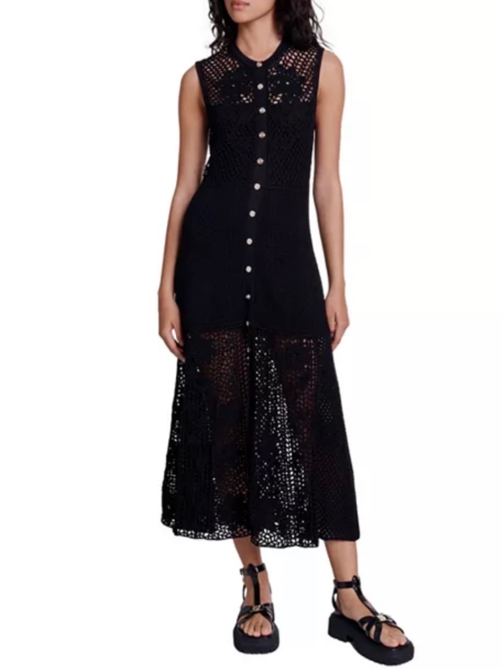 Maje crochet dress